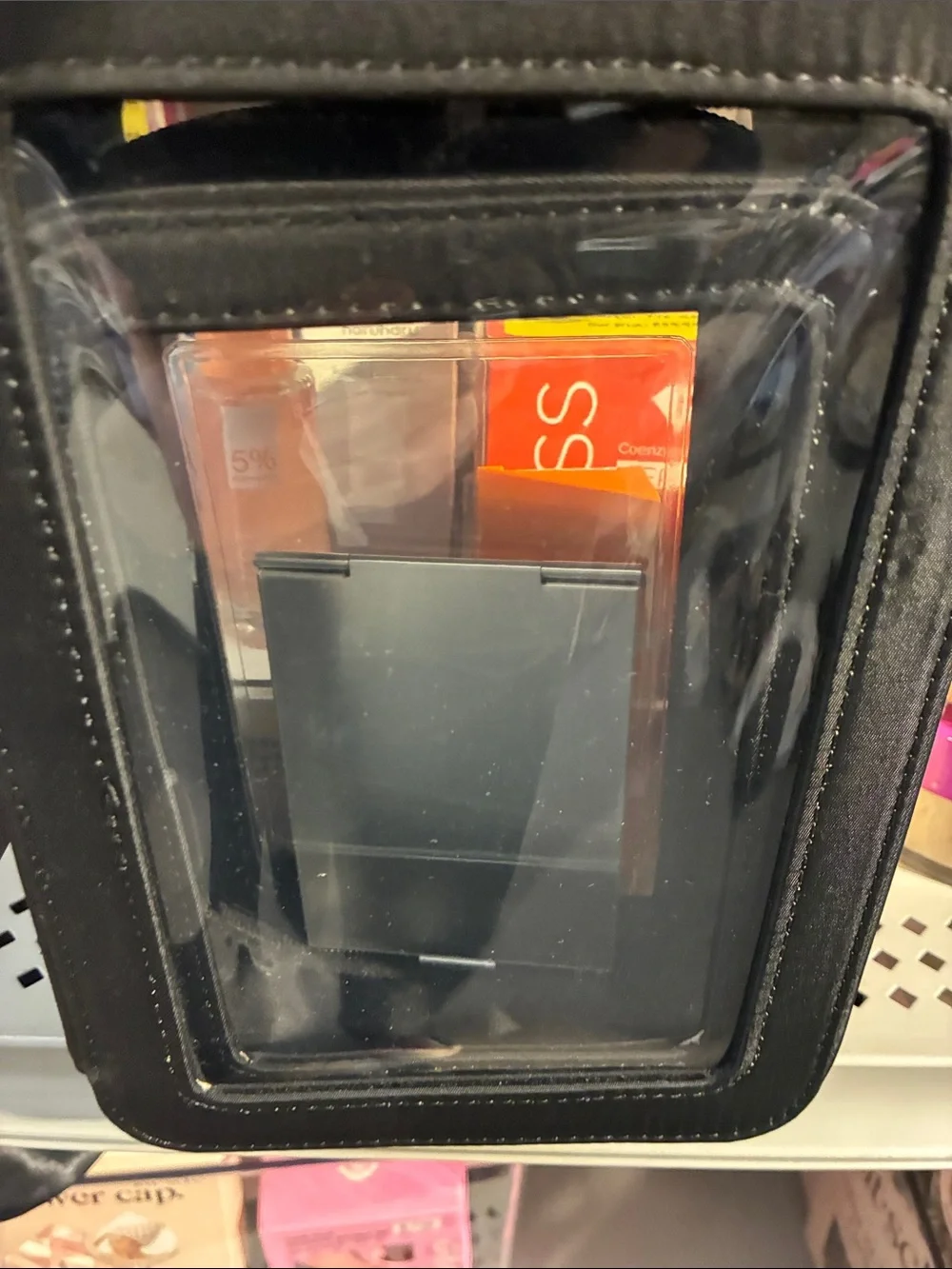 glo Tech Accessory Pouch - Black with Clear Front